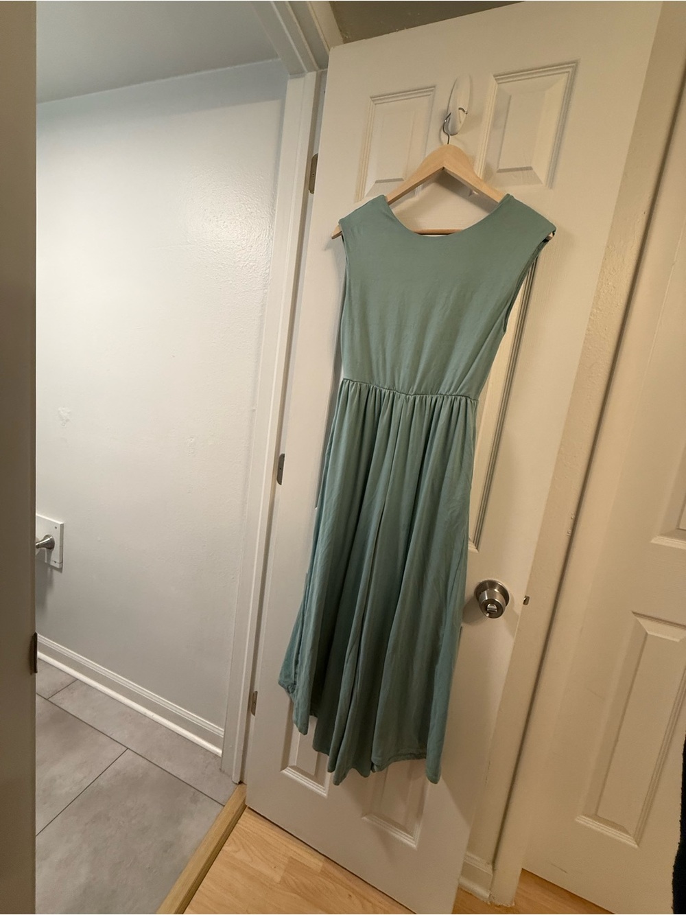 By Together Sleeveless Midi Dress in Sage
